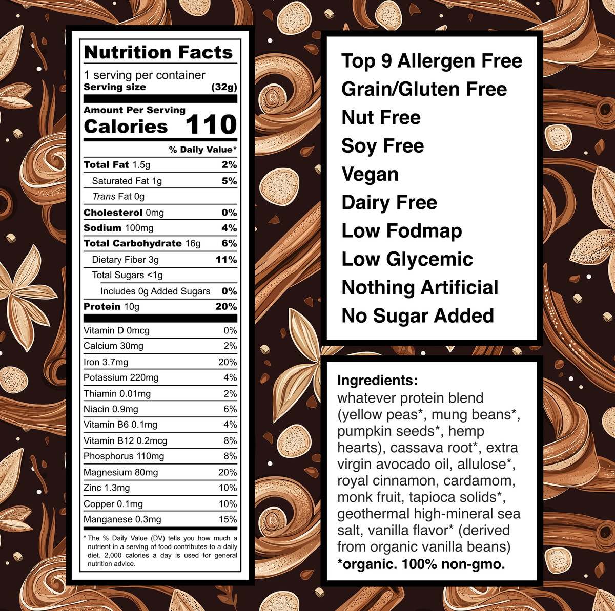 Whatever Puffs - Cinnamon Crunch (8 Pack)