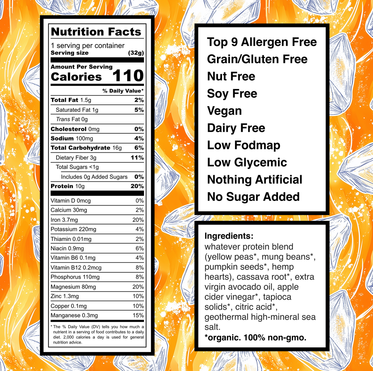 Whatever Puffs - Salt & Apple Cider Vinegar (8 Pack)